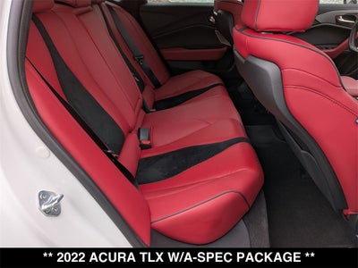 2022 Acura TLX A-Spec Package SH-AWD