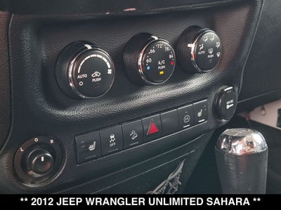 2012 Jeep Wrangler Unlimited Sahara