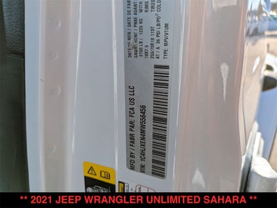 2021 Jeep Wrangler Unlimited Sahara