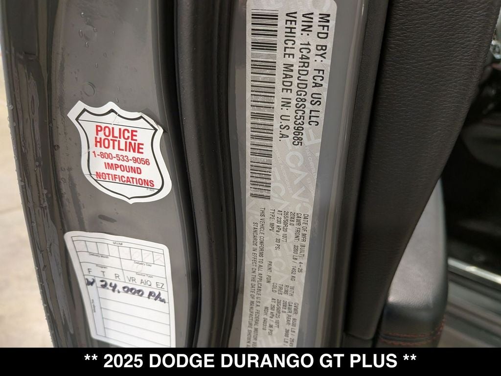 2025 Dodge Durango GT Plus