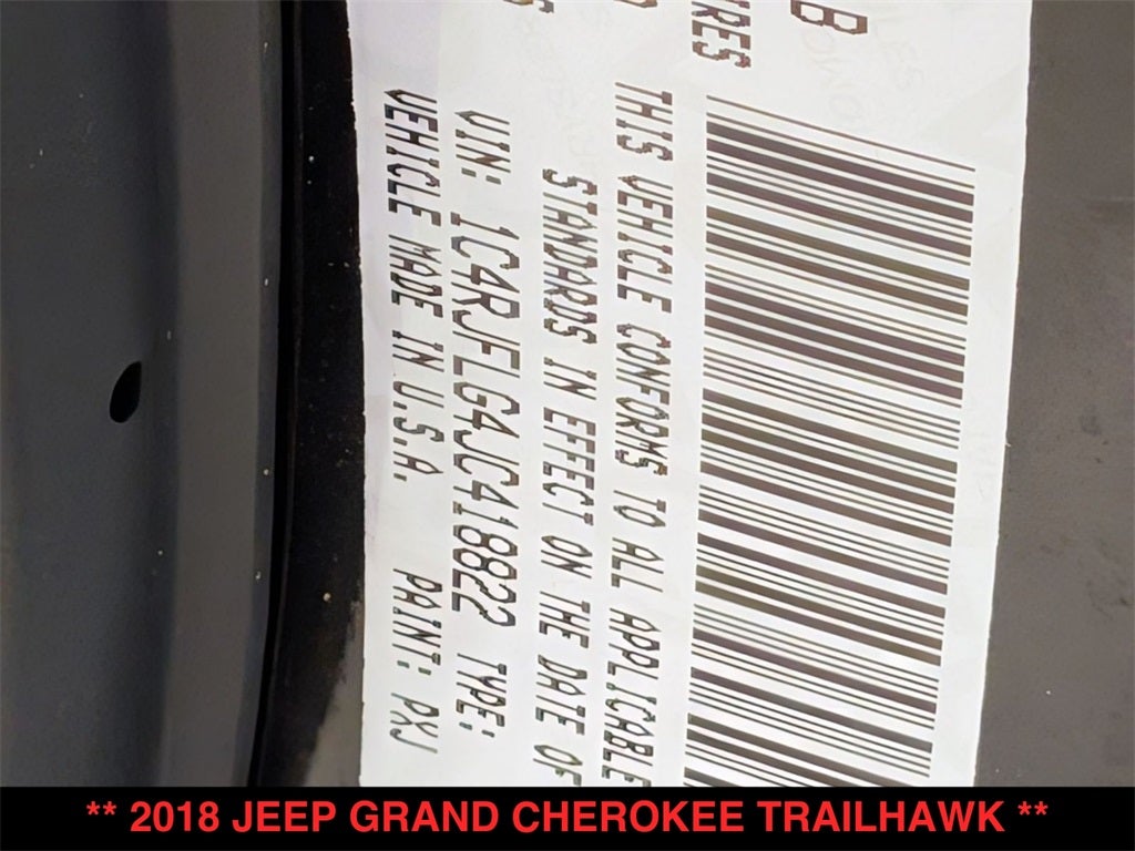2018 Jeep Grand Cherokee Trailhawk