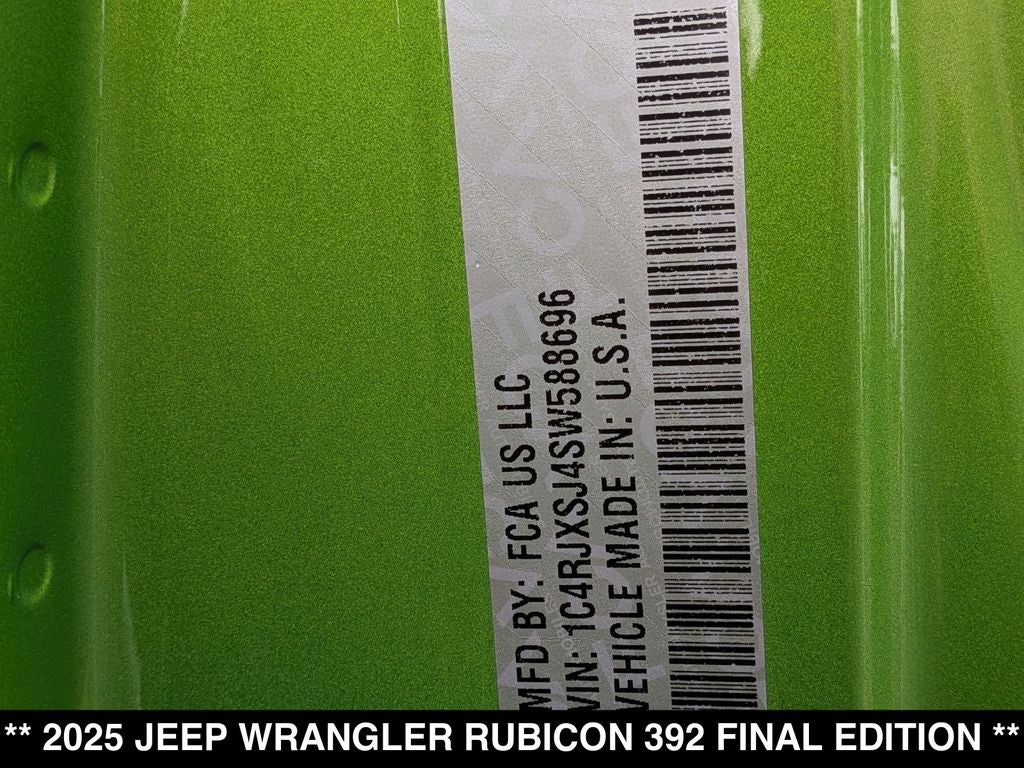 2025 Jeep Wrangler Rubicon 392