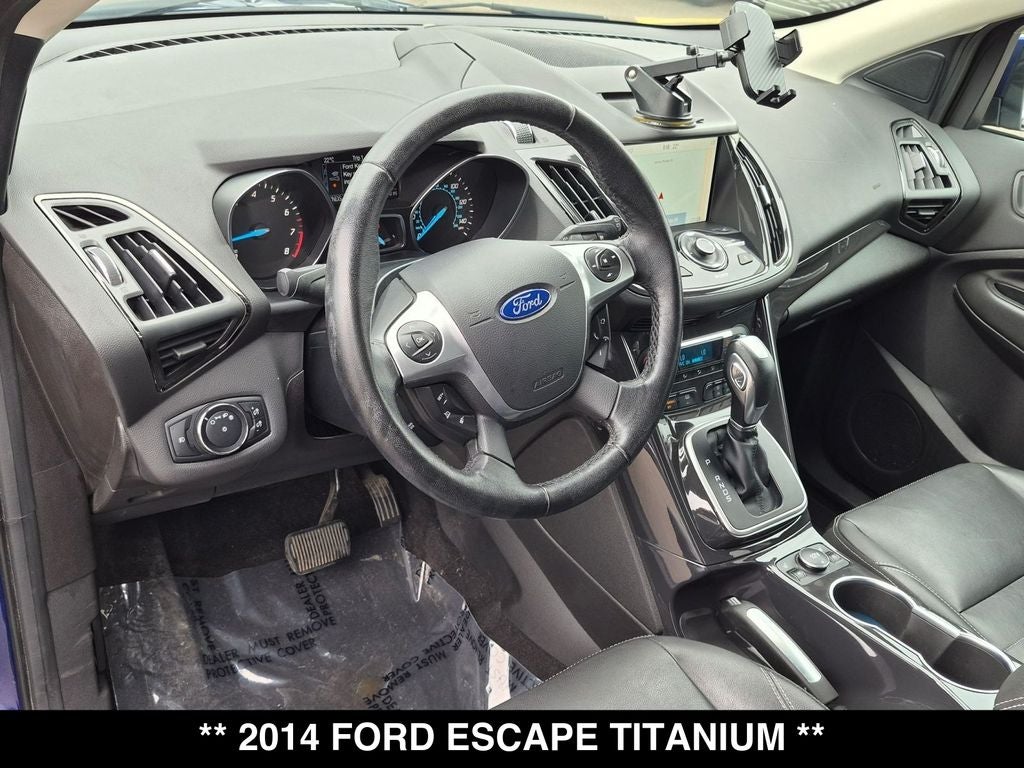 Used 2014 Ford Escape Titanium with VIN 1FMCU9J92EUA69500 for sale in Okemos, MI