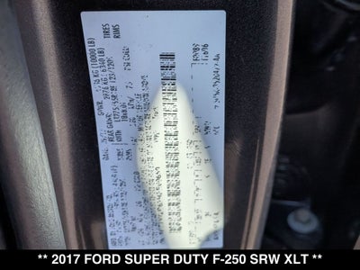 2017 Ford F-250SD XLT