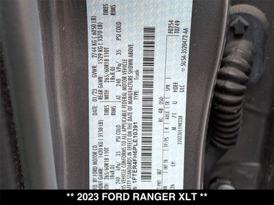 2023 Ford Ranger XLT