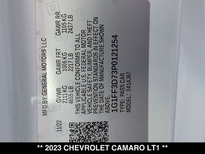 2023 Chevrolet Camaro LT1