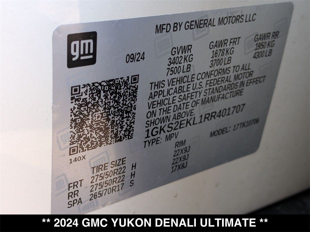 2024 GMC Yukon Denali Ultimate