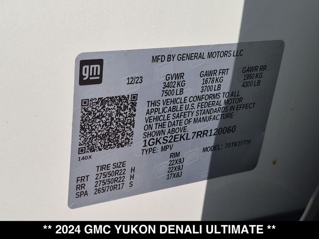 2024 GMC Yukon Denali Ultimate