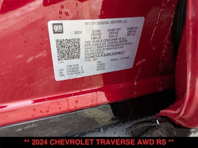 2024 Chevrolet Traverse RS