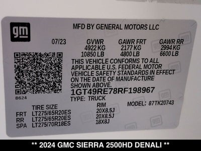 2024 GMC Sierra 2500HD Denali