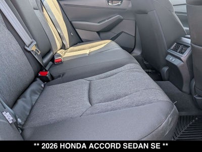 2026 Honda Accord SE