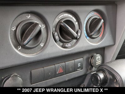 2007 Jeep Wrangler Unlimited X