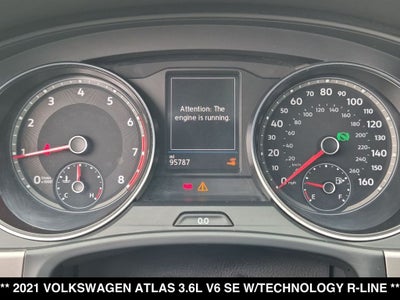 2021 Volkswagen Atlas 3.6L V6 SE w/Technology R-Line
