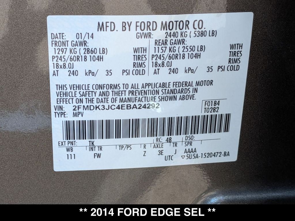2014 Ford Edge SEL