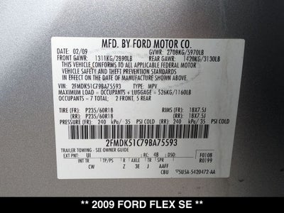 2009 Ford Flex SE