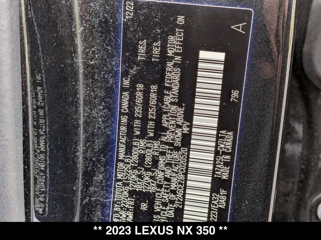 2023 Lexus NX 350 Base