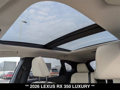 2026 Lexus RX 350 Luxury