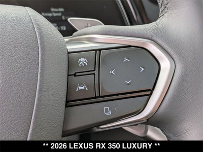 2026 Lexus RX 350 Luxury