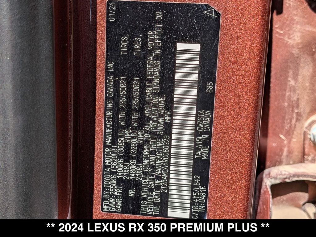 2024 Lexus RX 350 Premium Plus