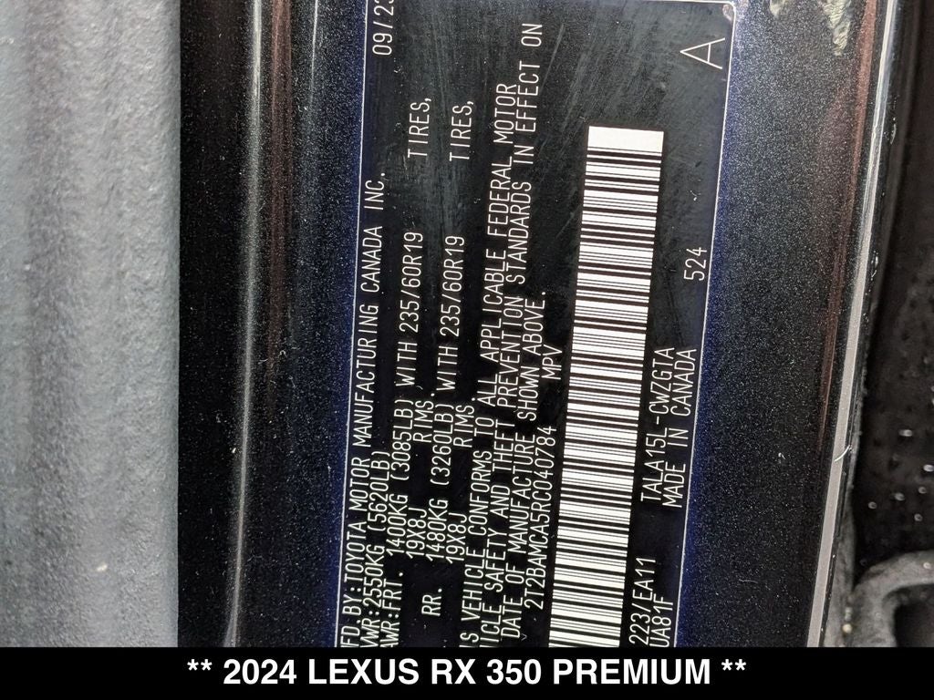 2024 Lexus RX 350 Premium