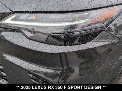 2025 Lexus RX 350 F SPORT Design