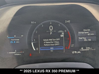 2025 Lexus RX 350 Premium