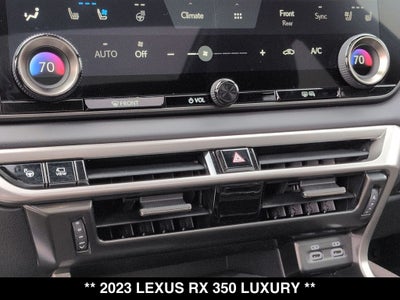 2023 Lexus RX 350 Luxury