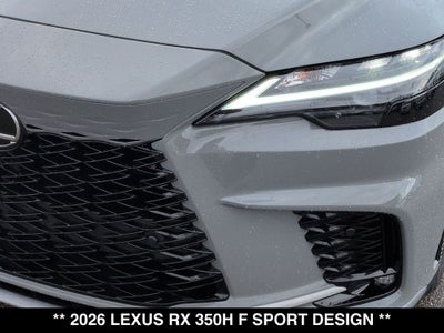 2026 Lexus RX 350h