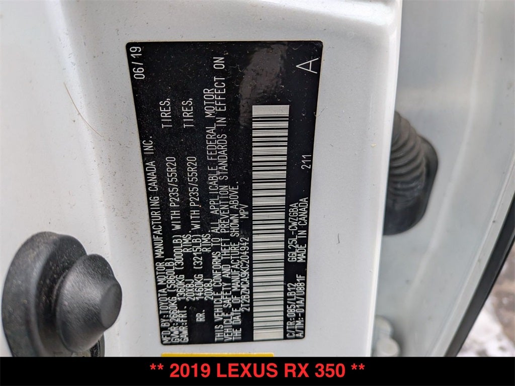 2019 Lexus RX 350