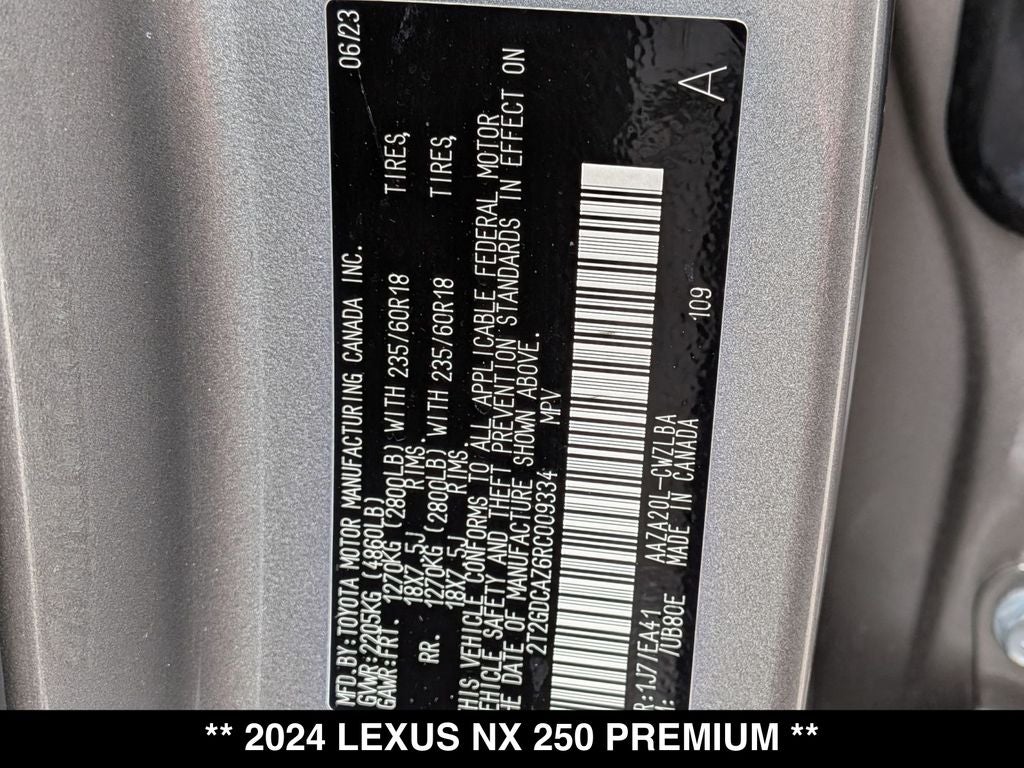 2024 Lexus NX 250 Premium