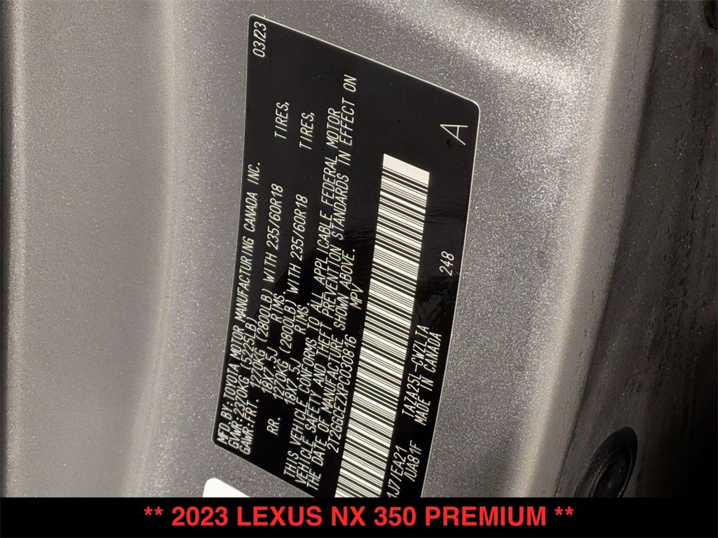 2023 Lexus NX 350 Premium