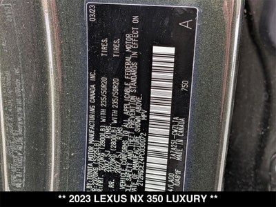 2023 Lexus NX 350 Luxury