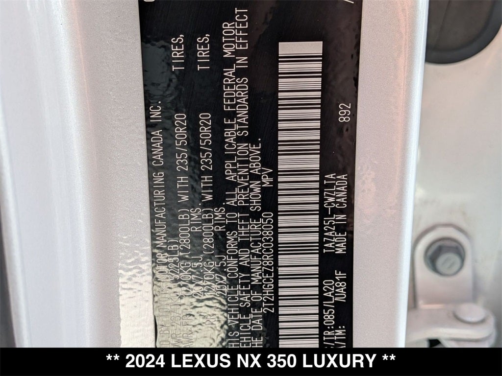 2024 Lexus NX 350 Luxury