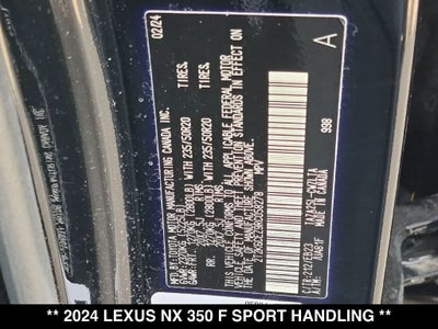 2024 Lexus NX 350 F SPORT Handling