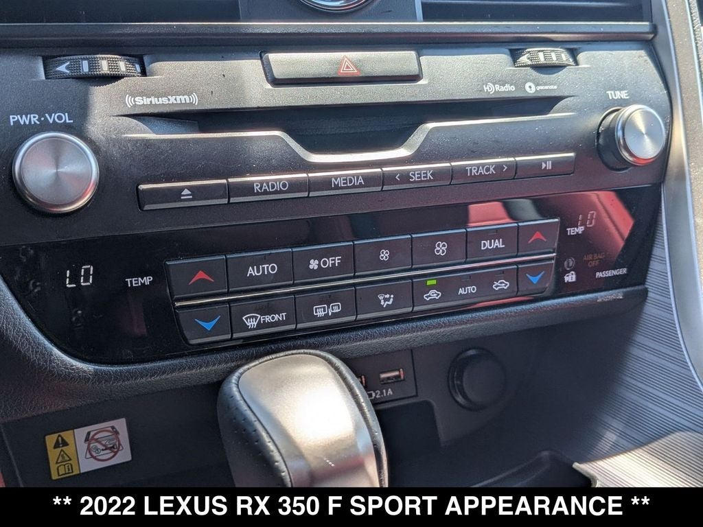 2022 Lexus RX 350 F Sport