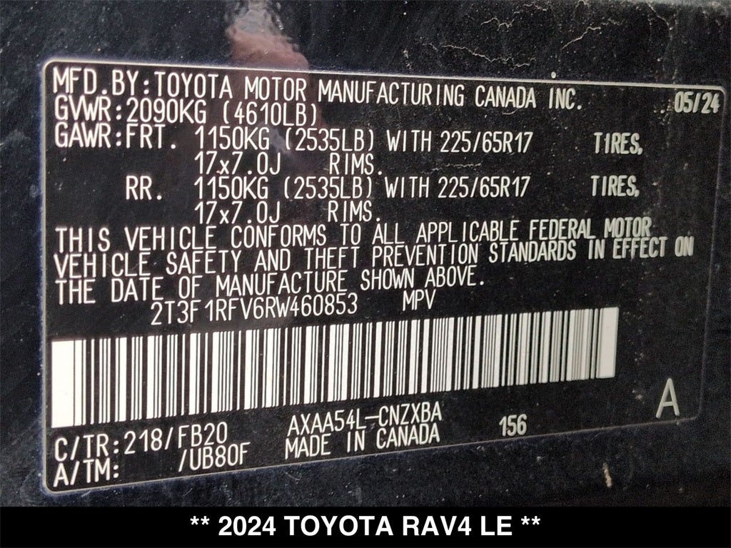2024 Toyota RAV4 LE