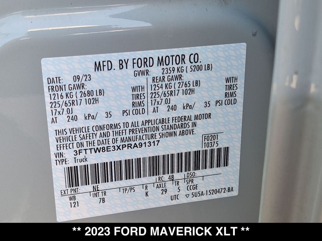 2023 Ford Maverick XLT