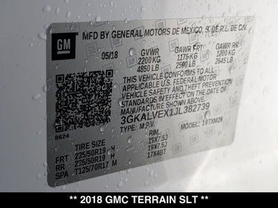 2018 GMC Terrain SLT