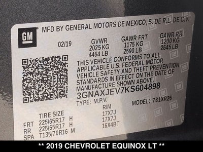 2019 Chevrolet Equinox LT
