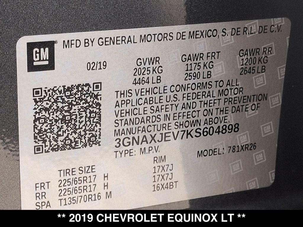 2019 Chevrolet Equinox LT