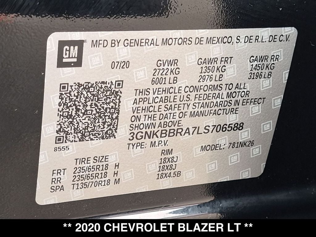 2020 Chevrolet Blazer LT