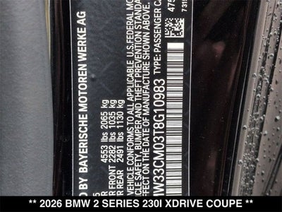 2026 BMW 230i 230i xDrive