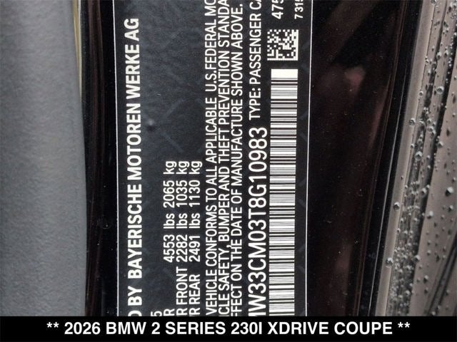 2026 BMW 230i 230i xDrive