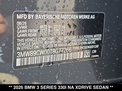 2026 BMW 330i 330i xDrive