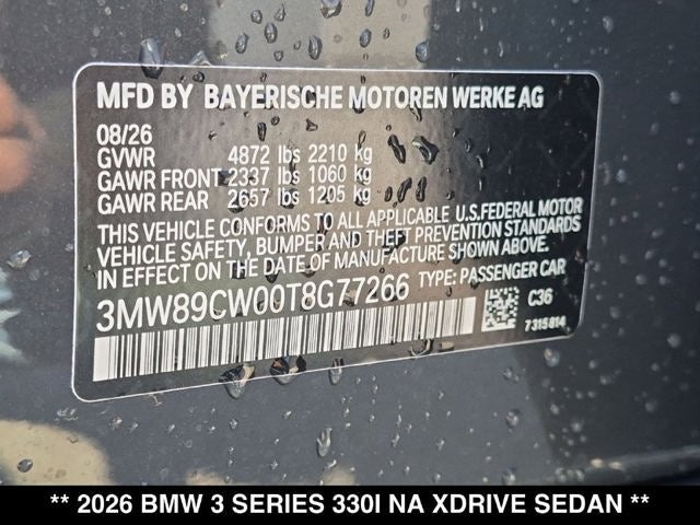 2026 BMW 330i 330i xDrive
