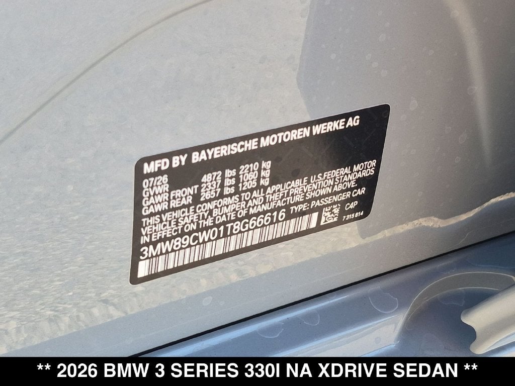 2026 BMW 330i 330i xDrive