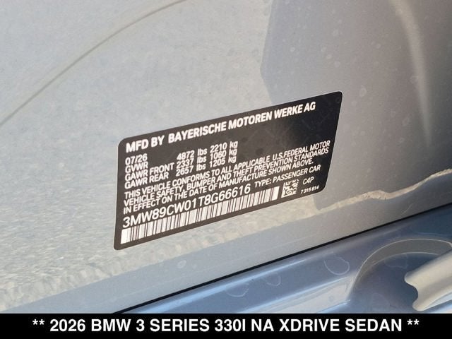 2026 BMW 330i 330i xDrive