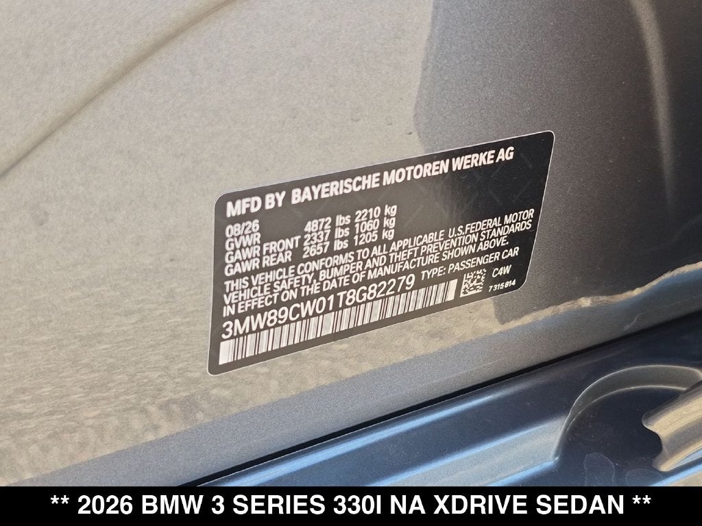 2026 BMW 330i 330i xDrive