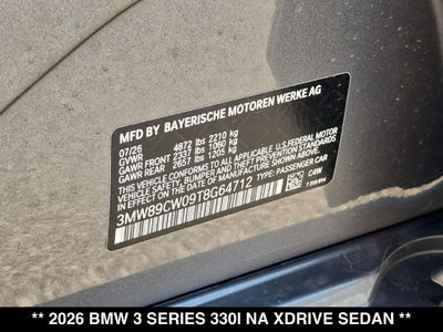 2026 BMW 330i 330i xDrive