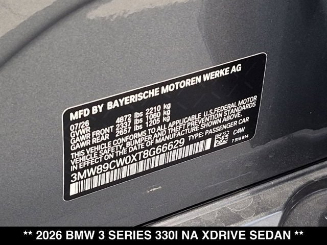 2026 BMW 330i 330i xDrive
